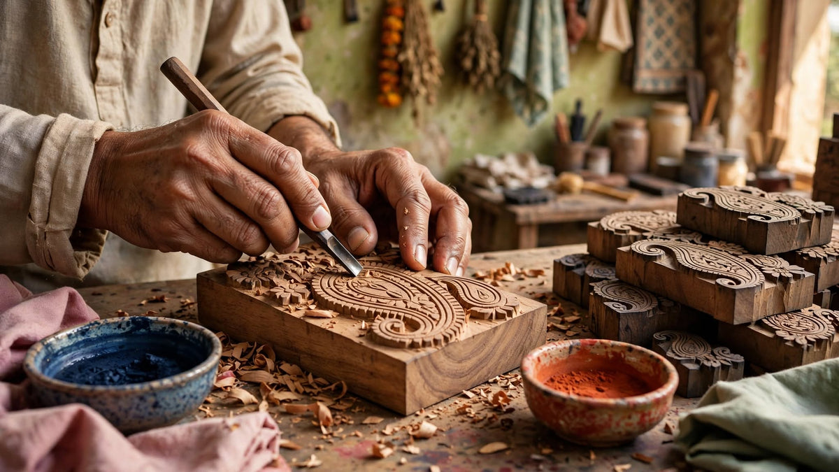 What is Jaipur Hand Block Printing? The 500-Year-Old Art Behind Every Virasaat Piece
