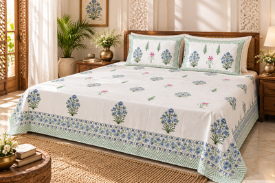 Handwoven Cotton Bedsheet